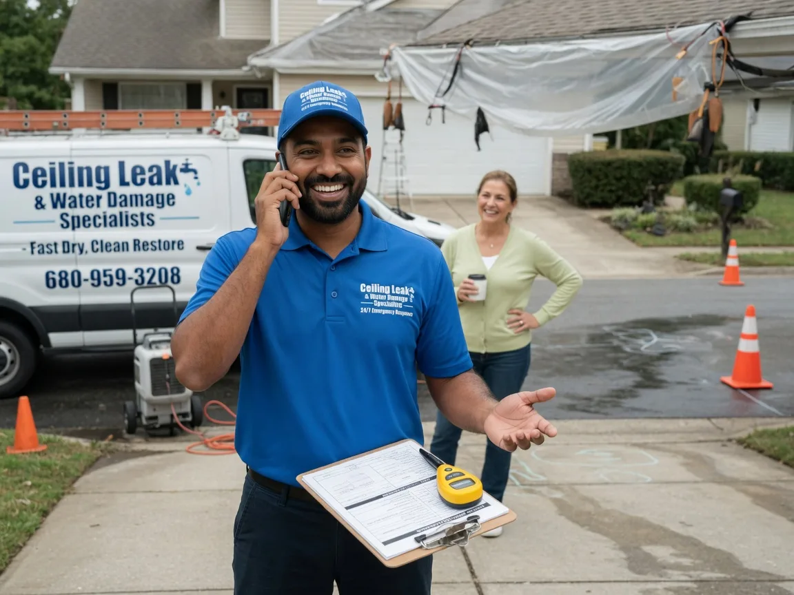 Ceiling Leak Cleanup Crawford, GA FAQs